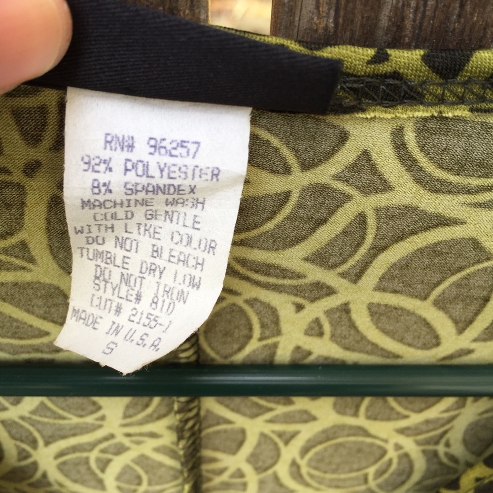 Perseption Concept Green & Black Dress Size S - Picture 4 of 12